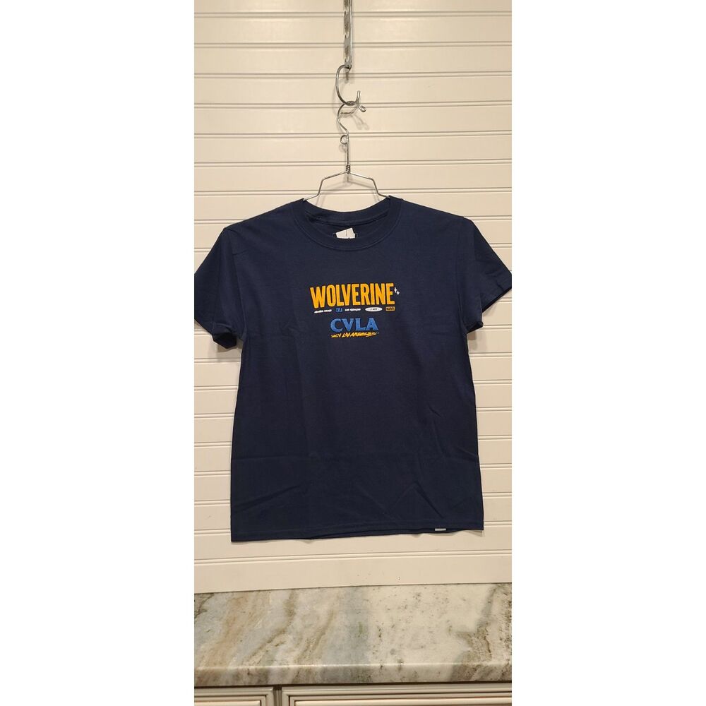 Marvel X CVLA Youth Boys Wolverine Blue TShirt Size M NWT